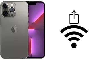 How to share the Wi-Fi password from an Apple iPhone 13 Pro without typing