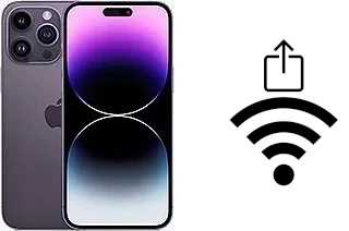 How to share the Wi-Fi password from an Apple iPhone 14 Pro Max without typing