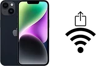 How to share the Wi-Fi password from an Apple iPhone 14 without typing it