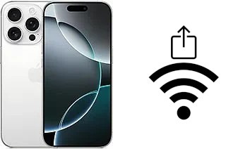 How to share the Wi-Fi password from an Apple iPhone 16 Pro without typing it