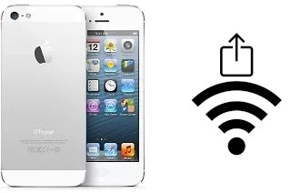 How to share the Wi-Fi password from an Apple iPhone 5 without typing it