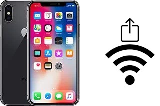 How to share the Wi-Fi password from an Apple iPhone X without typing