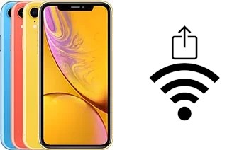 How to share the Wi-Fi password from an Apple iPhone XR without typing it