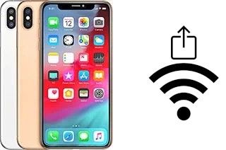 How to share the Wi-Fi password from an Apple iPhone XS Max without typing