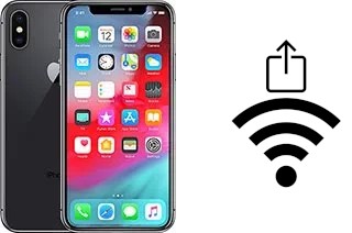 How to share the Wi-Fi password from an Apple iPhone XS without typing