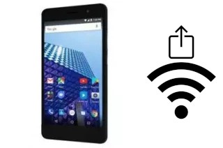 How to generate a QR code with the Wi-Fi password on a Archos 40 Access