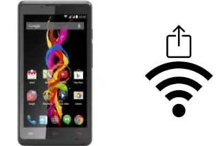 How to generate a QR code with the Wi-Fi password on a Archos 40c Titanium