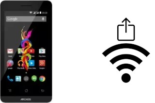 How to generate a Wi-Fi QR code on an Archos 40d Titanium