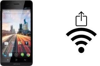 How to generate a QR code with the Wi-Fi password on a Archos 45b Helium 4G