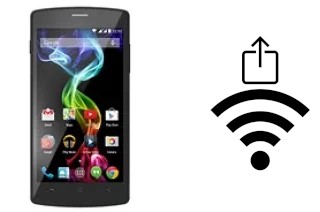 How to generate a Wi-Fi QR code on an Archos 50b Platinum