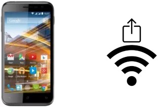 How to generate a QR code with the Wi-Fi password on a Archos 50c Neon