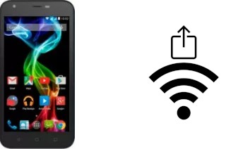 How to generate a Wi-Fi QR code on an Archos 50c Platinum