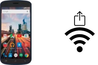 How to generate a QR code with the Wi-Fi password on a Archos 50e Helium