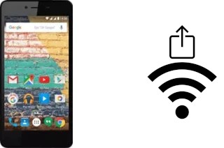 How to generate a QR code with the Wi-Fi password on a Archos 50e Neon