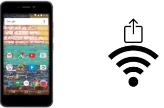 How to generate a QR code with the Wi-Fi password on a Archos 50f Neon