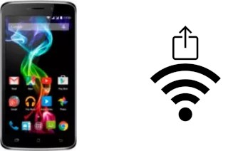 How to generate a QR code with the Wi-Fi password on a Archos 52 Platinum