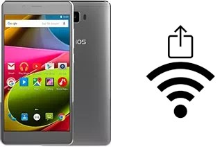 How to generate a QR code with the Wi-Fi password on a Archos 55 Cobalt Plus