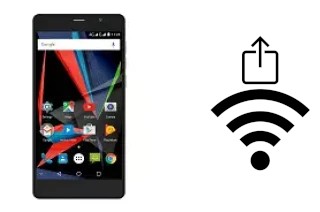 How to generate a QR code with the Wi-Fi password on a Archos 55 Diamond Selfie Lite