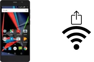 How to generate a Wi-Fi QR code on an Archos 55 Diamond Selfie