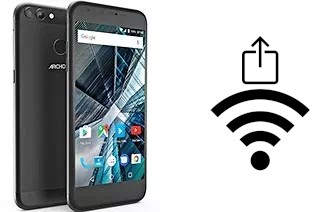 How to generate a QR code with the Wi-Fi password on a Archos 55 Graphite