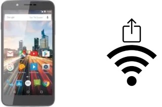 How to generate a QR code with the Wi-Fi password on a Archos 55 Helium Ultra