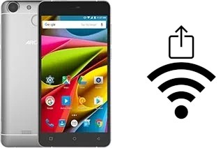 How to generate a QR code with the Wi-Fi password on a Archos 55b Cobalt