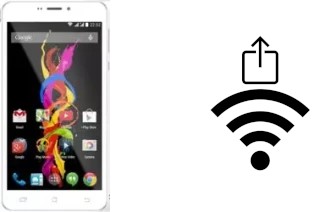 How to generate a QR code with the Wi-Fi password on a Archos 59 Titanium