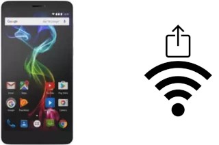 How to generate a QR code with the Wi-Fi password on a Archos 60 Platinum