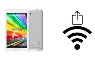 How to generate a QR code with the Wi-Fi password on a Archos 70 Platinum 3G