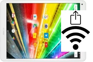 How to generate a QR code with the Wi-Fi password on a Archos 97c Platinum