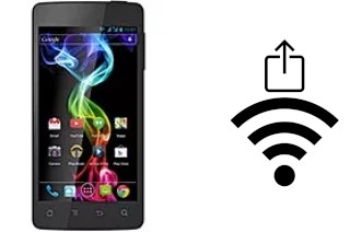 How to generate a QR code with the Wi-Fi password on a Archos 45 Platinum