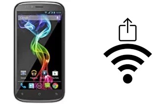 How to generate a Wi-Fi QR code on an Archos 53 Platinum