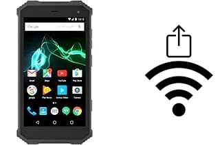 How to generate a QR code with the Wi-Fi password on a Archos Saphir 50X