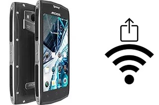 How to generate a Wi-Fi QR code on an Archos Sense 50x