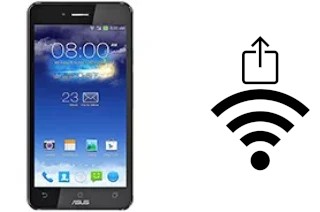 How to generate a QR code with the Wi-Fi password on a Asus PadFone X