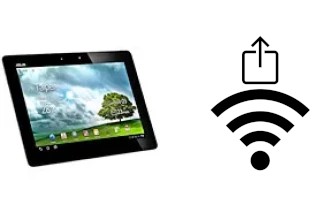 How to generate a QR code with the Wi-Fi password on a Asus Transformer Prime TF201