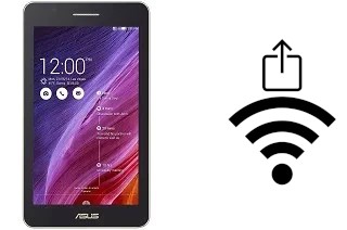 How to generate a QR code with the Wi-Fi password on a Asus Fonepad 7 FE171CG