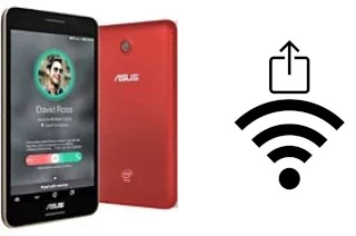 How to generate a QR code with the Wi-Fi password on a Asus Fonepad 7 FE375CG