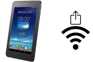 How to generate a QR code with the Wi-Fi password on a Asus Fonepad 7