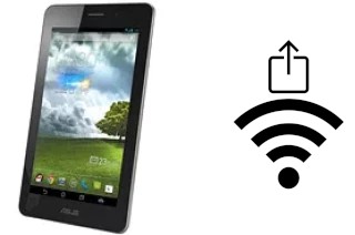 How to generate a QR code with the Wi-Fi password on a Asus Fonepad