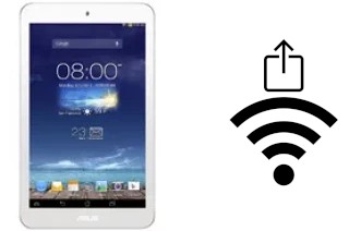 How to generate a QR code with the Wi-Fi password on a Asus Memo Pad 8 ME180A