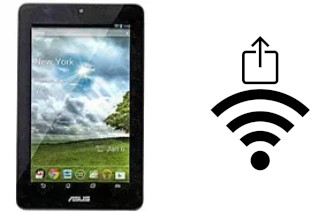 How to generate a QR code with the Wi-Fi password on a Asus Memo Pad ME172V