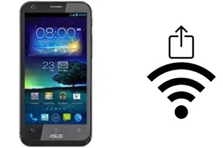 How to generate a QR code with the Wi-Fi password on a Asus PadFone 2