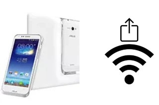 How to generate a QR code with the Wi-Fi password on a Asus PadFone E