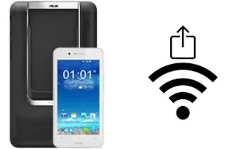 How to generate a QR code with the Wi-Fi password on a Asus PadFone mini