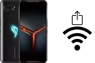 How to generate a Wi-Fi QR code on an Asus ROG Phone II