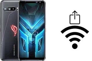 How to generate a Wi-Fi QR code on an Asus ROG Phone 3 ZS661KS