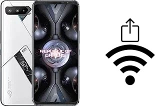 How to generate a QR code with the Wi-Fi password on a Asus ROG Phone 5 Ultimate