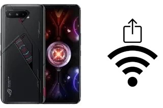 How to generate a Wi-Fi QR code on an Asus ROG Phone 5s Pro