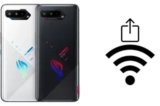 How to generate a Wi-Fi QR code on an Asus ROG Phone 5s